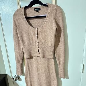 Dress and sweater set